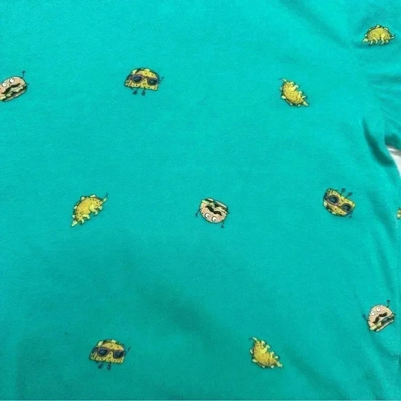 Old Navy T-Shorts Tacos Green  & Yellow Size Small - Picture 2 of 16